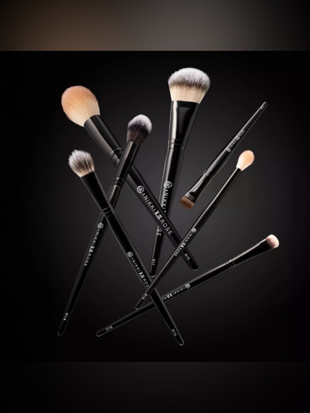 BK Beauty Nikki La Rose Pro Artist Make Up Brush 7 Pcs Set BNIB 🔖 - Picture 7 of 10